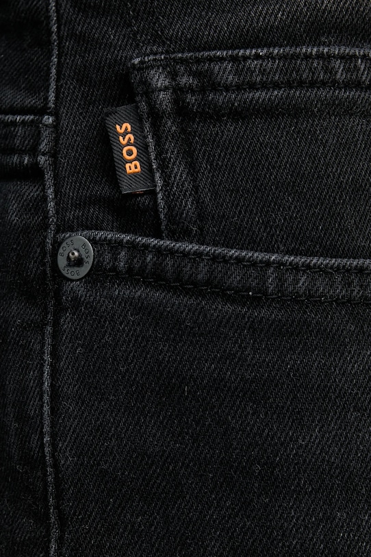 BOSS Orange pantaloni scurti jeans negru 50540271