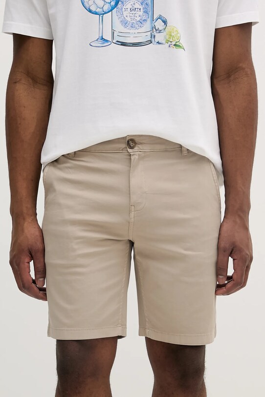Guess pantaloni scurți ANGELS panza bej M5GD13.WH4BA