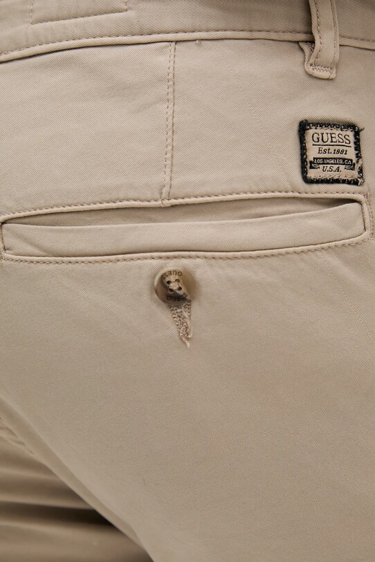 Guess pantaloni scurți ANGELS bej M5GD13.WH4BA