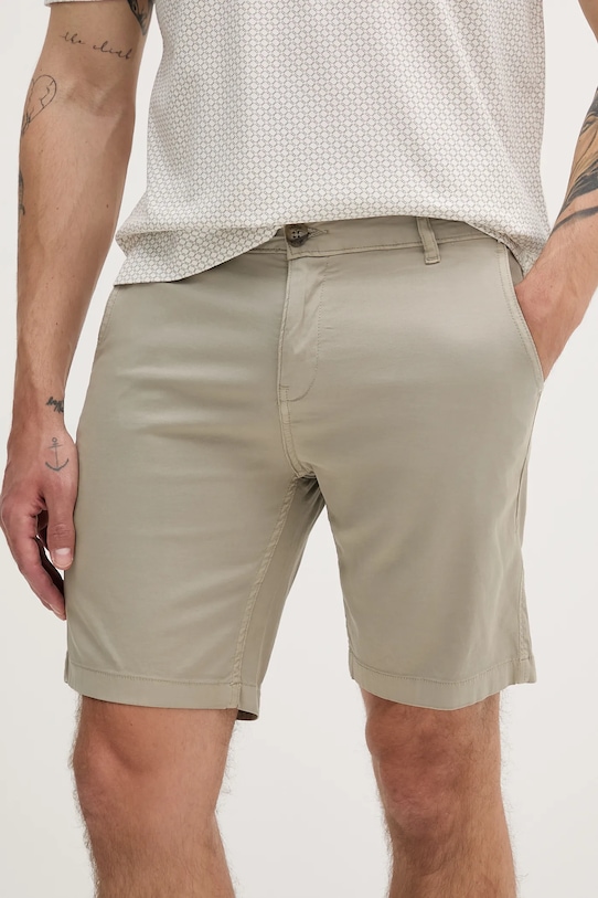 Guess pantaloni scurți ANGELS panza verde M5GD13.WH4BA