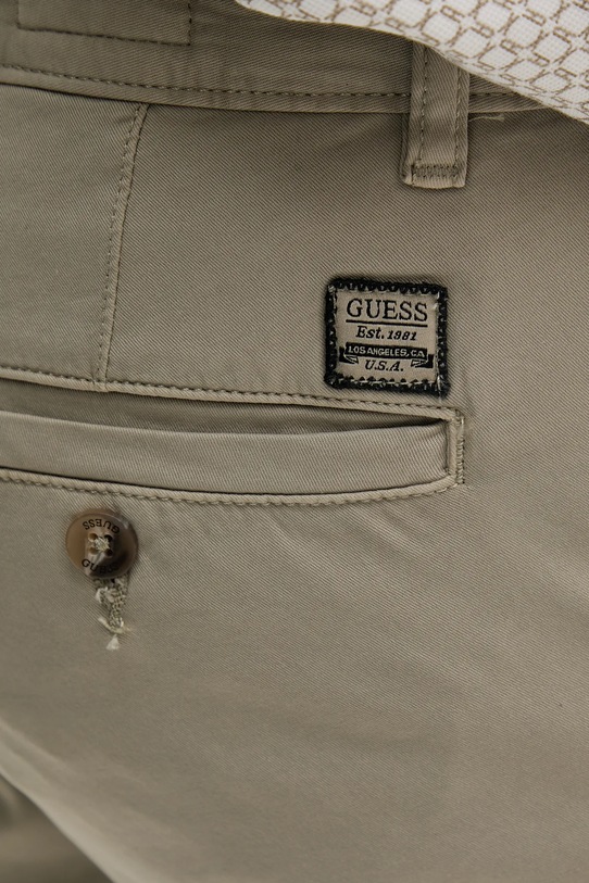 Guess pantaloni scurți ANGELS verde M5GD13.WH4BA