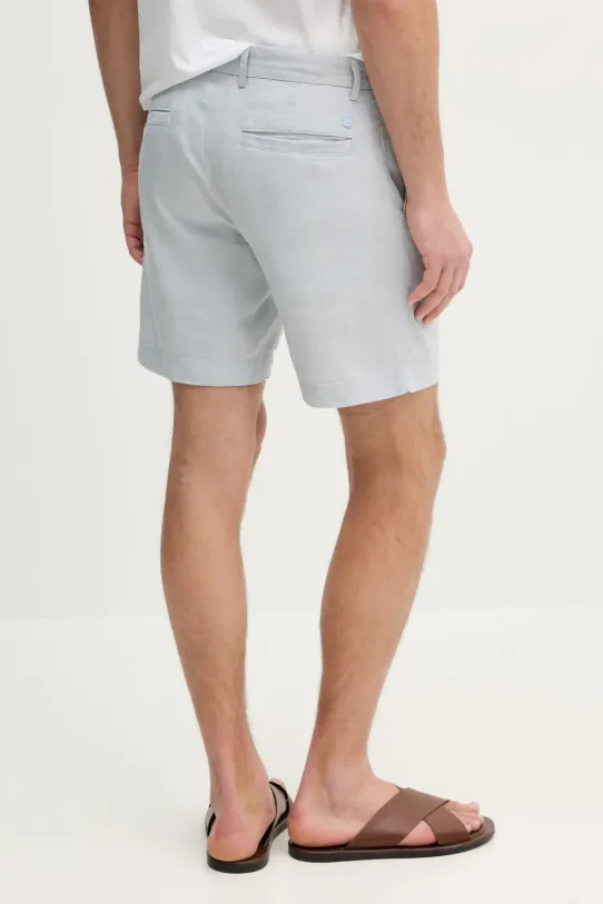 Дрехи Ленен къс панталон BOSS 50538016 син