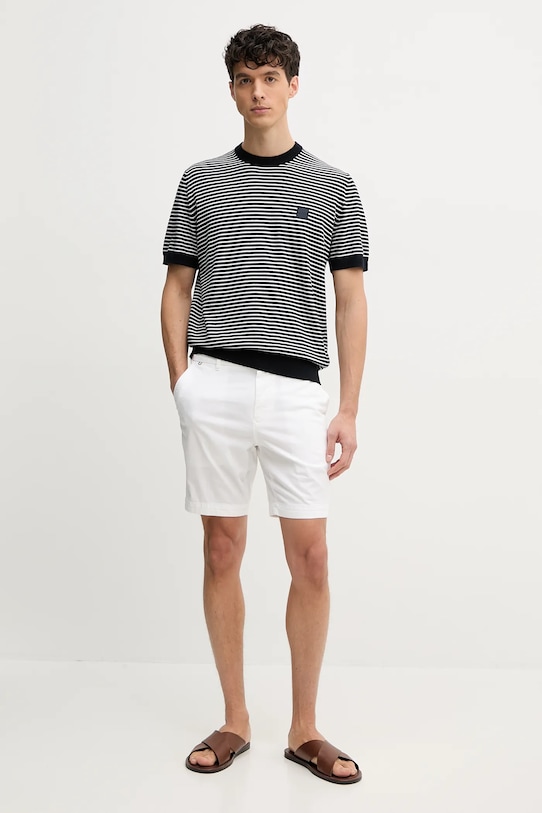 BOSS pantaloni scurți 50540743 alb SS25