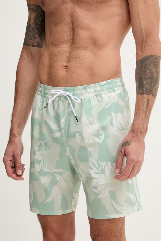 Oakley szorty kąpielowe męskie CANARY PALMS FOA405399 zielony SS26