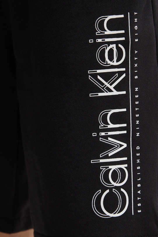Calvin Klein szorty bawełniane czarny K10K114122