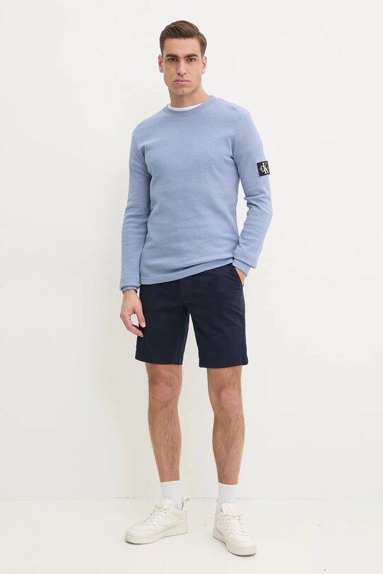 Calvin Klein pantaloni scurți K10K114063 bleumarin SS25