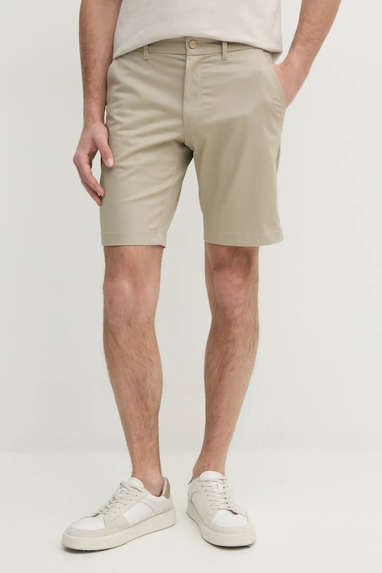 Шорти Calvin Klein з еластаном бежевий K10K114071