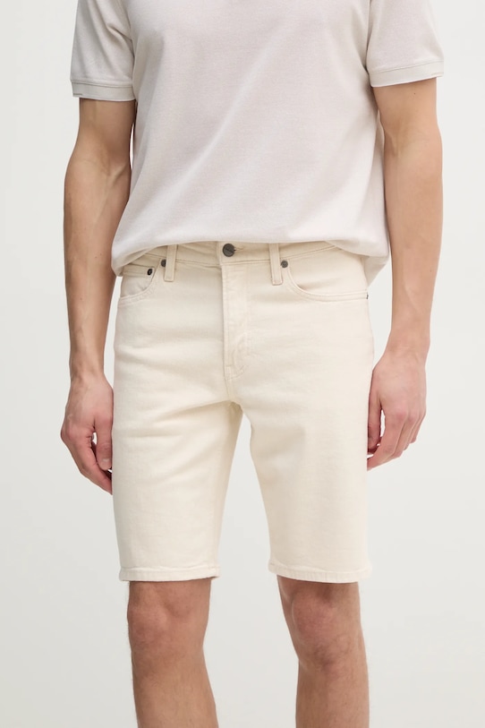 Джинсові шорти Calvin Klein джинс бежевий K10K114078
