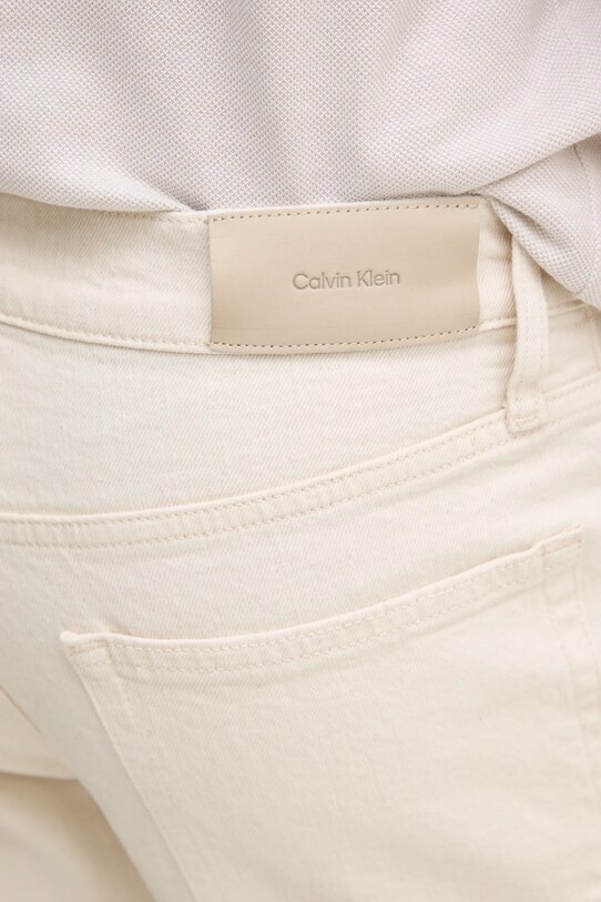Calvin Klein pantaloni scurti jeans bej K10K114078