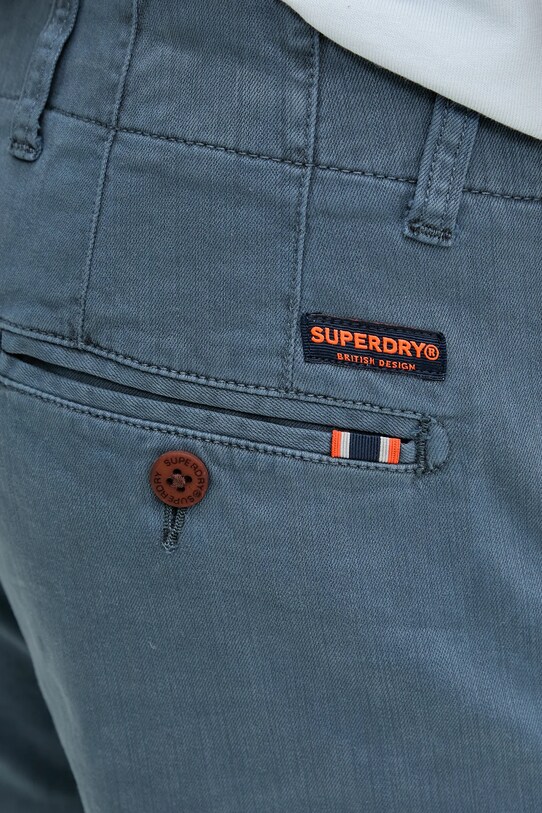 Superdry pantaloni scurti albastru M7110397A.BYO