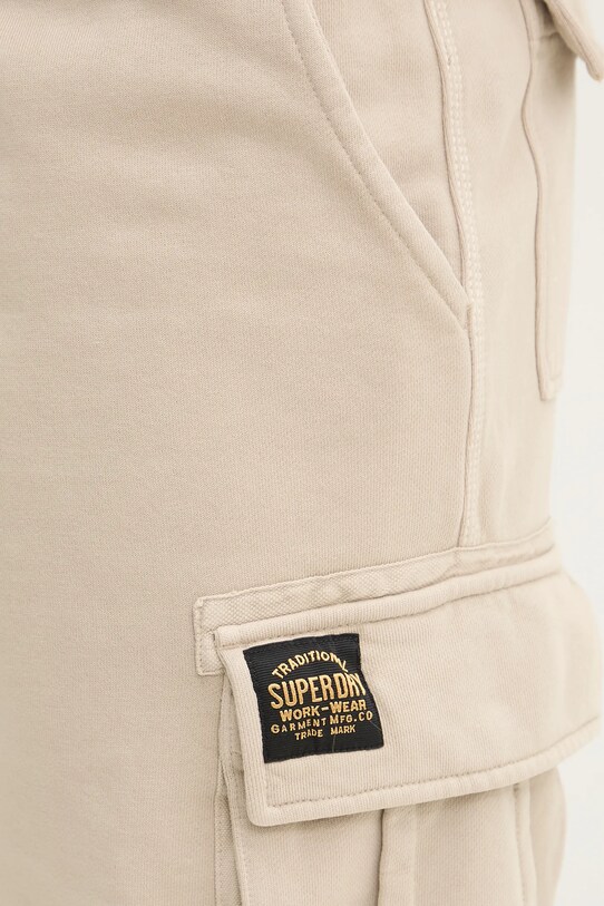 Βαμβακερό σορτσάκι Superdry μπεζ M7110480A.E4R