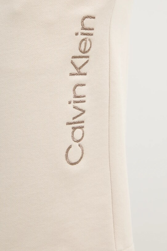 Calvin Klein pantaloni scurti din bumbac bej K10K114121
