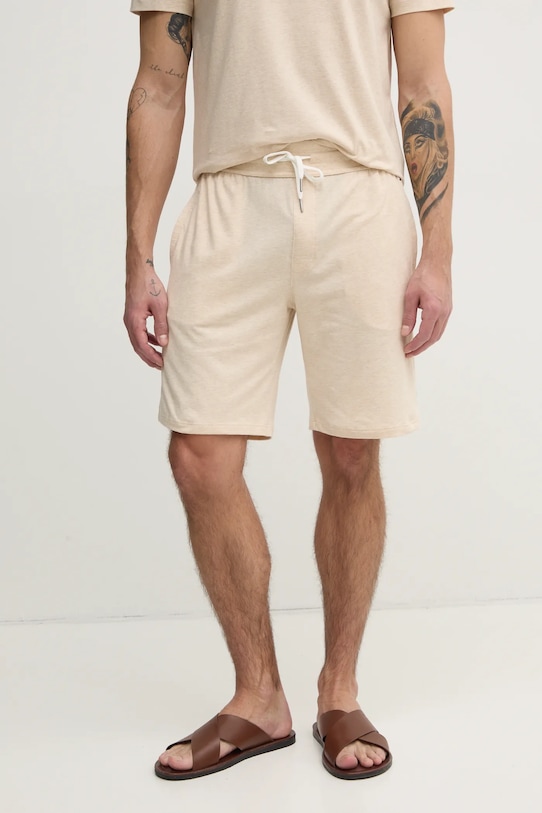Шорти Tommy Hilfiger з еластаном бежевий UM0UM03364