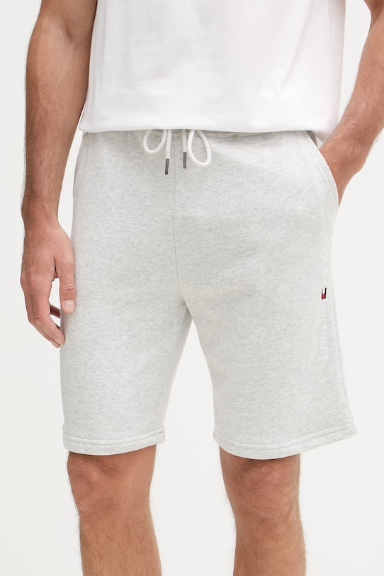 Tommy Hilfiger teplákové šortky pánské šedá UM0UM03452