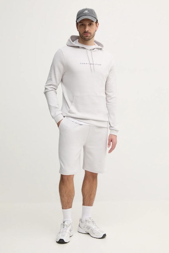 Tommy Hilfiger teplákové šortky pánské UM0UM03452 šedá SS26