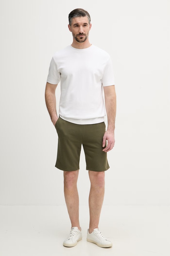 Tommy Hilfiger szorty dresowe męskie UM0UM03452 zielony SS26