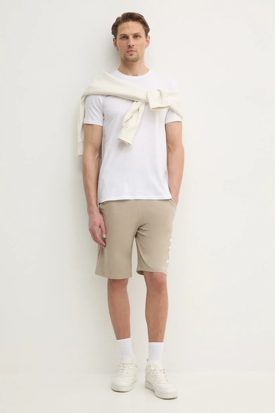 Alpha Industries pantaloni scurti din bumbac Alpha Jersey Short 116366 bej SS25