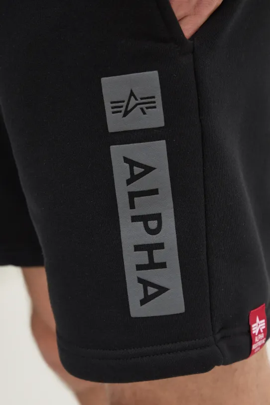 Alpha Industries szorty Alpha PP Short czarny 146365