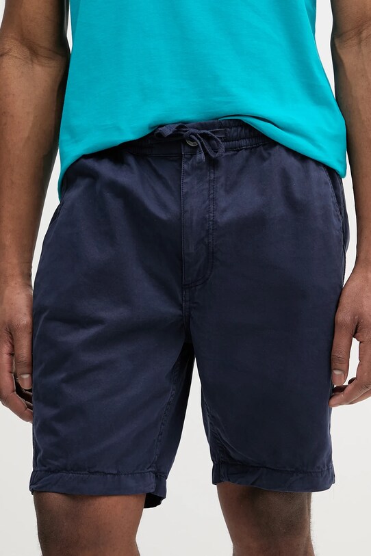 Alpha Industries pantaloni scurti din bumbac Basic Cotton Shorts bumbac bleumarin 156262