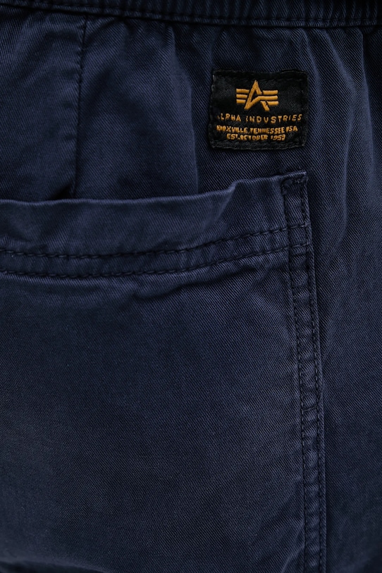 Bavlnené šortky Alpha Industries Basic Cotton Shorts tmavomodrá 156262