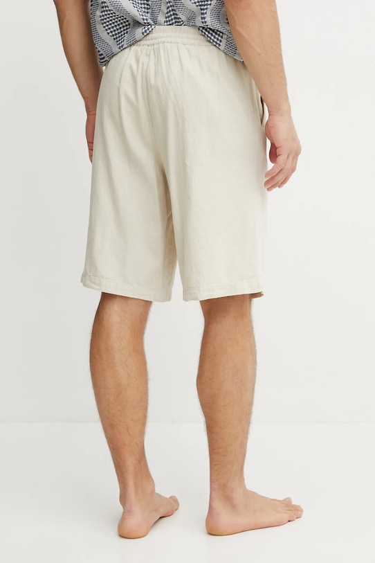 Îmbrăcăminte Guess pantaloni scurți din in F5GD00.WH4J0 bej