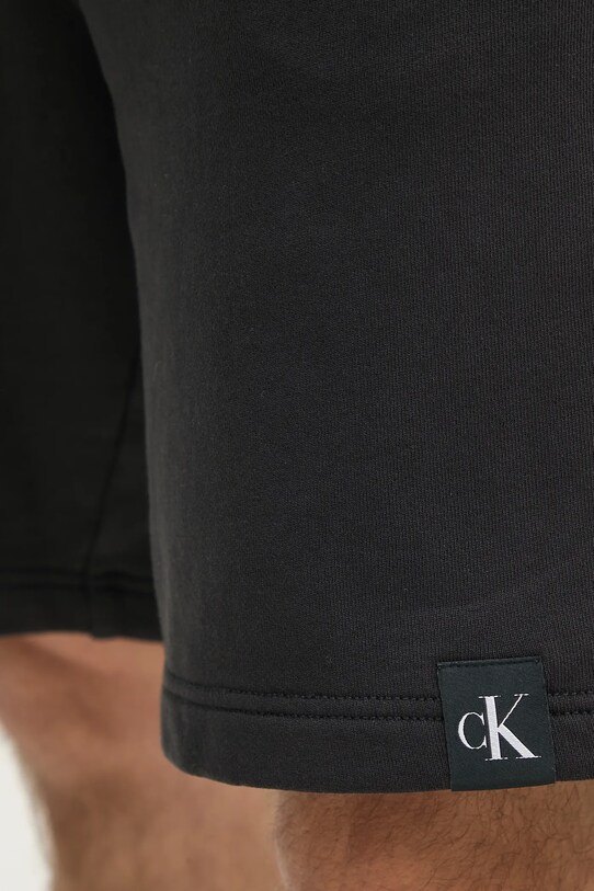 Calvin Klein Jeans szorty bawełniane czarny J30J327248