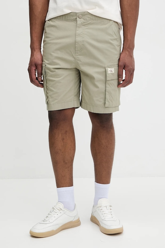 Calvin Klein Jeans pantaloni scurti panza verde J30J327376