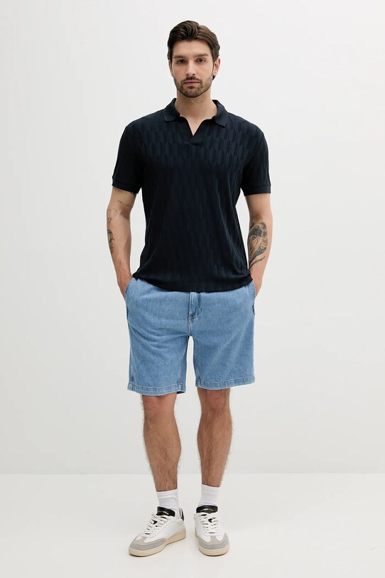 Джинсові шорти Calvin Klein Jeans J30J327506 блакитний SS25
