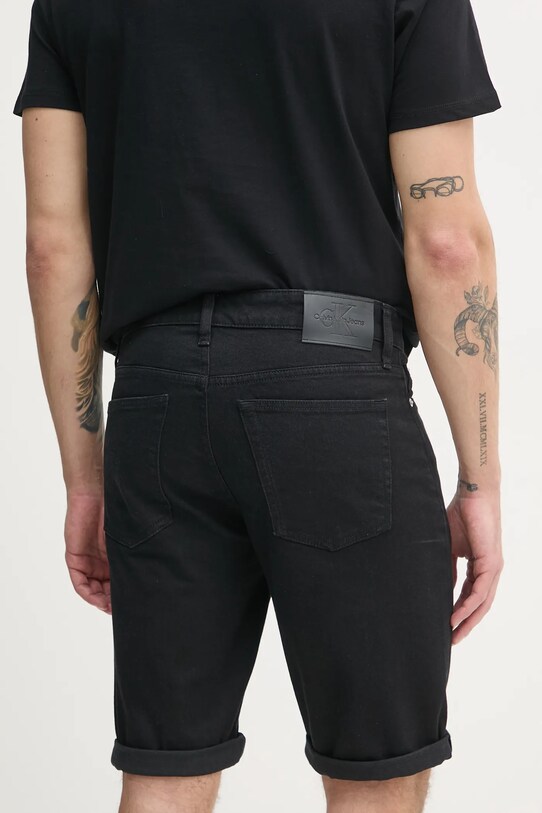 Oblečenie Rifľové krátke nohavice Calvin Klein Jeans J30J327514 čierna