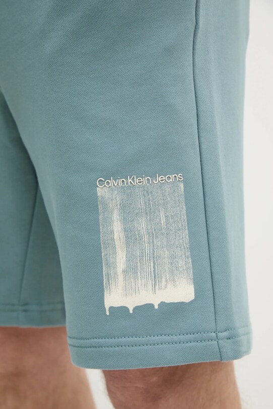 Σορτς Calvin Klein Jeans μπλε J30J327528