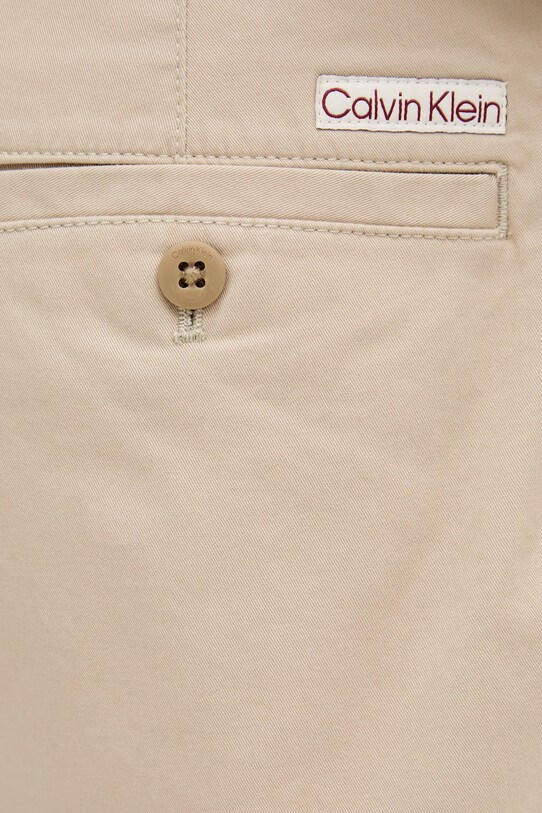 Šortky Calvin Klein Jeans béžová LV040EM618