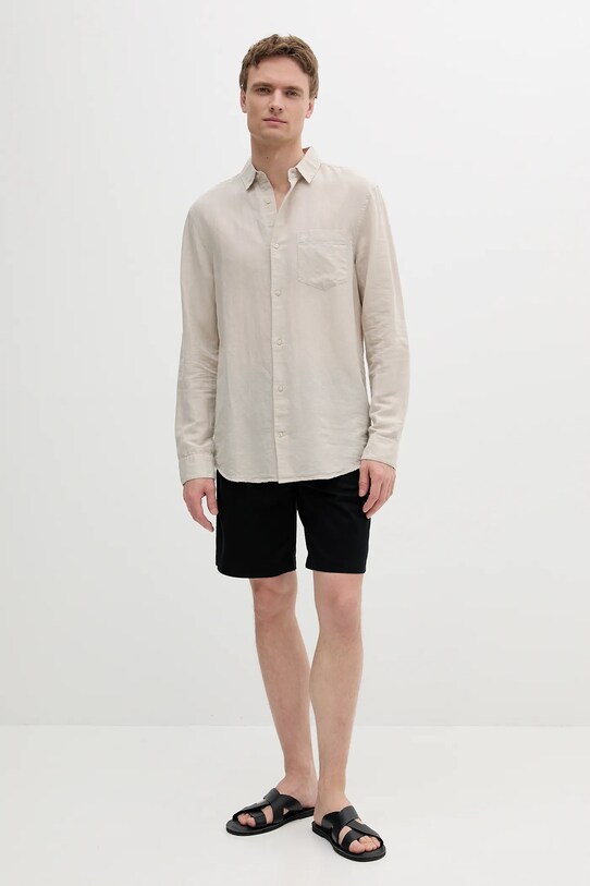 Σορτς Calvin Klein Jeans LV040EM618 μαύρο SS25