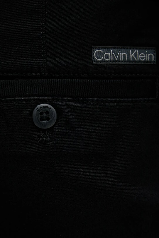 Σορτς Calvin Klein Jeans LV040EM618 μαύρο