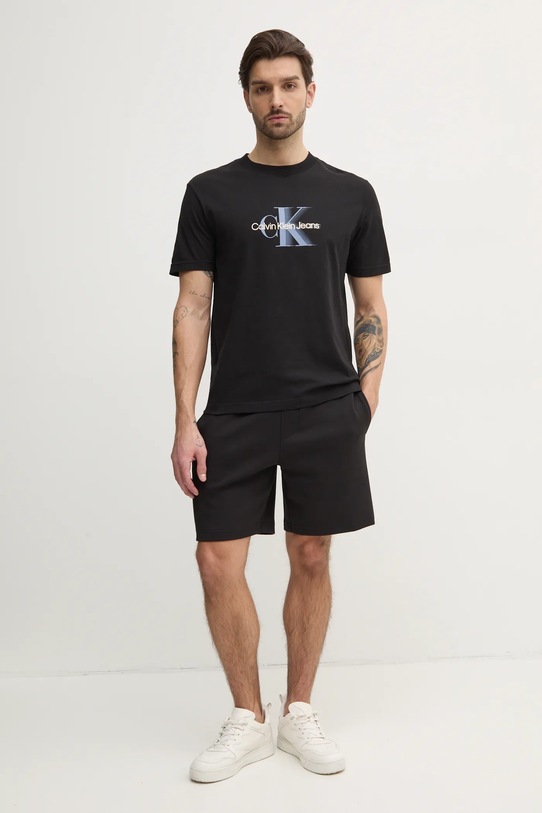 Σορτς Calvin Klein Jeans J30J327246 μαύρο SS25