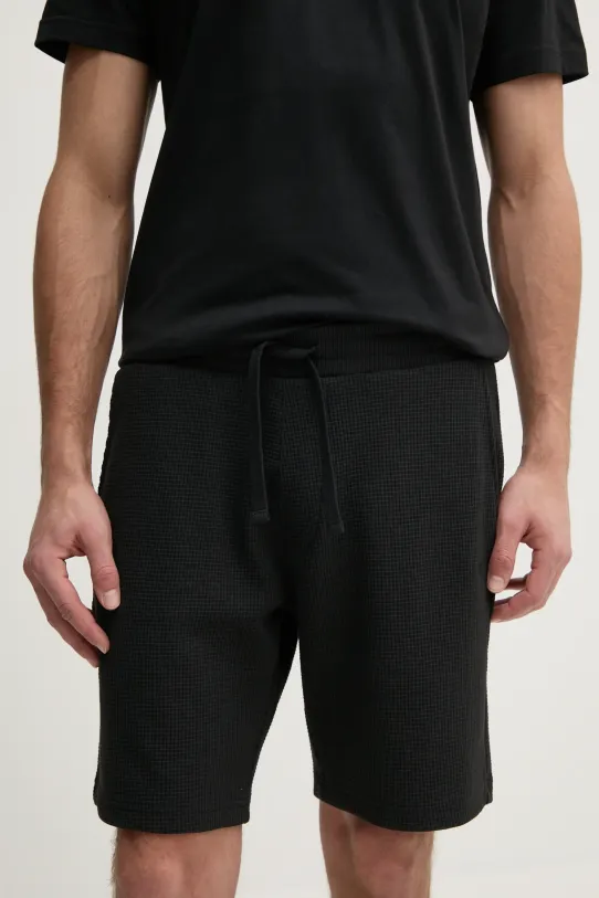 Kraťasy Calvin Klein Jeans pletenina černá J30J327247