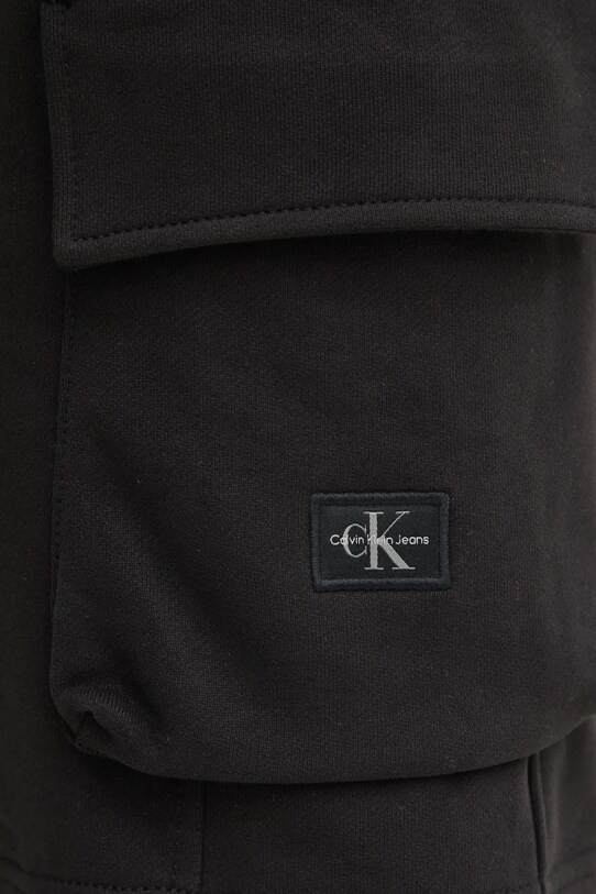 Хлопковые шорты Calvin Klein Jeans чёрный J30J327284