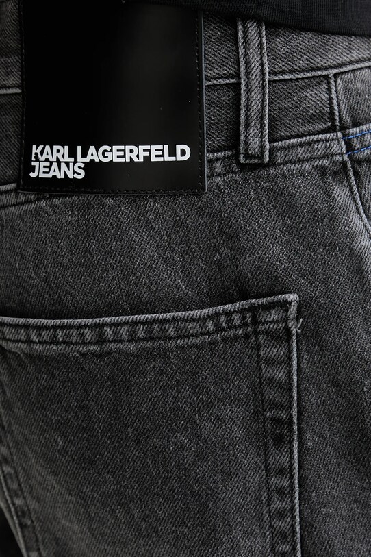 Karl Lagerfeld Jeans pantaloni scurți jeans gri A2M10084