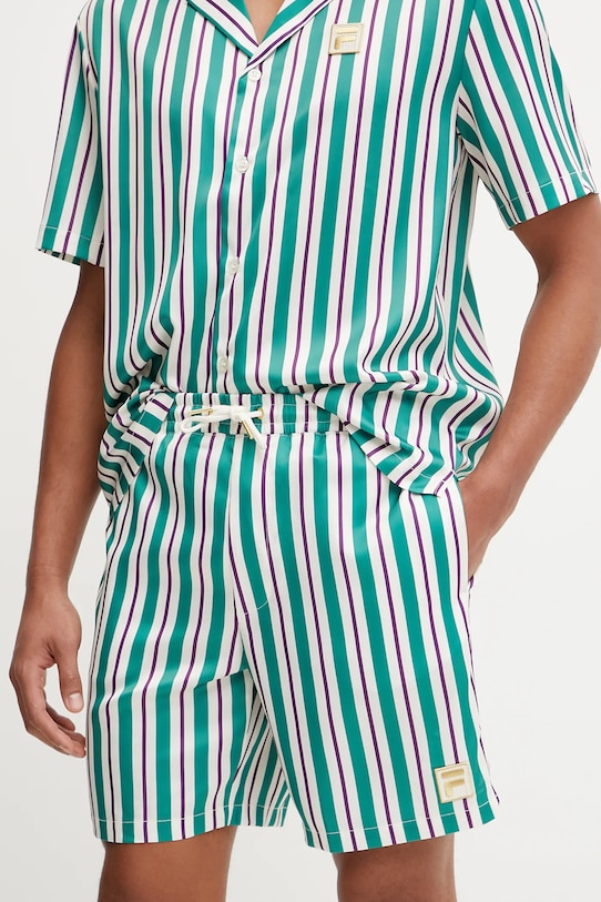 Fila pantaloni scurți Lastro panza verde FAM0925