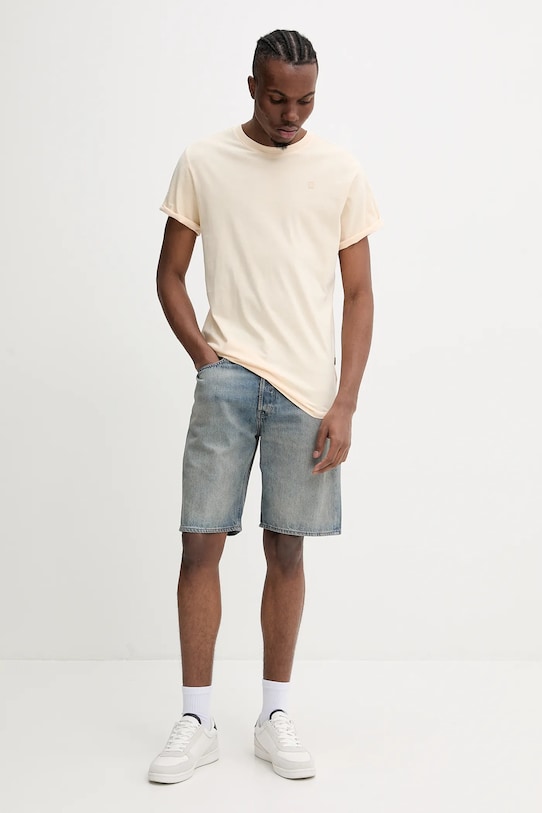 G-Star Raw szorty jeansowe D24411.D788 niebieski SS25