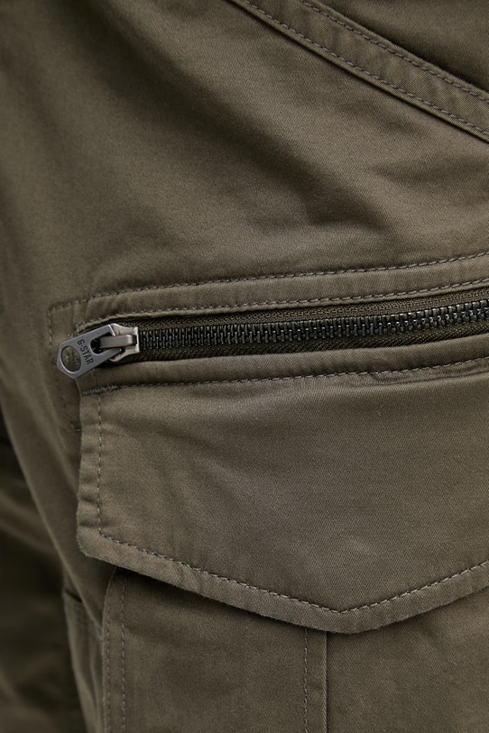 G-Star pantaloni scurți cargo pentru bărbați, din bumbac cu elastan Rovic zip regular verde D26214.5126