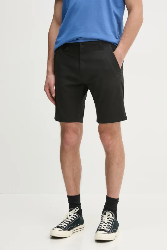 G-Star Raw pantaloni scurti panza negru D26337.D305
