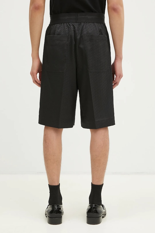 Ruházat Sisley rövidnadrág gyapjúkeverékből Lwb Car Short.Tonal O10HM205 fekete