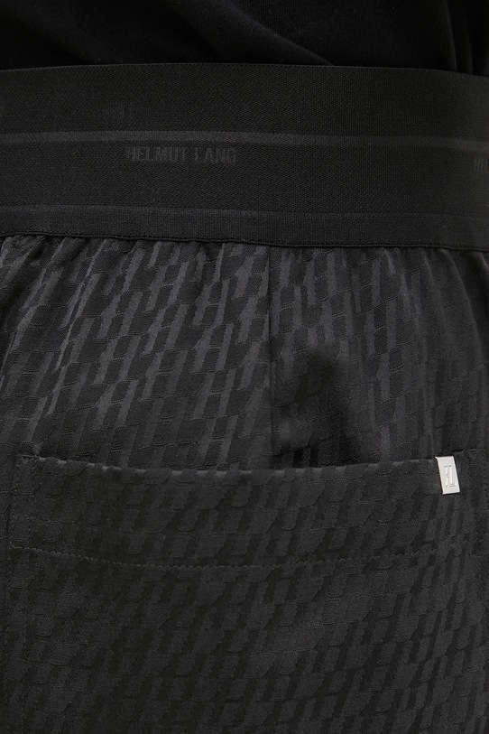 Σορτς από μείγμα μαλλιού Helmut Lang Lwb Car Short.Tonal O10HM205 μαύρο