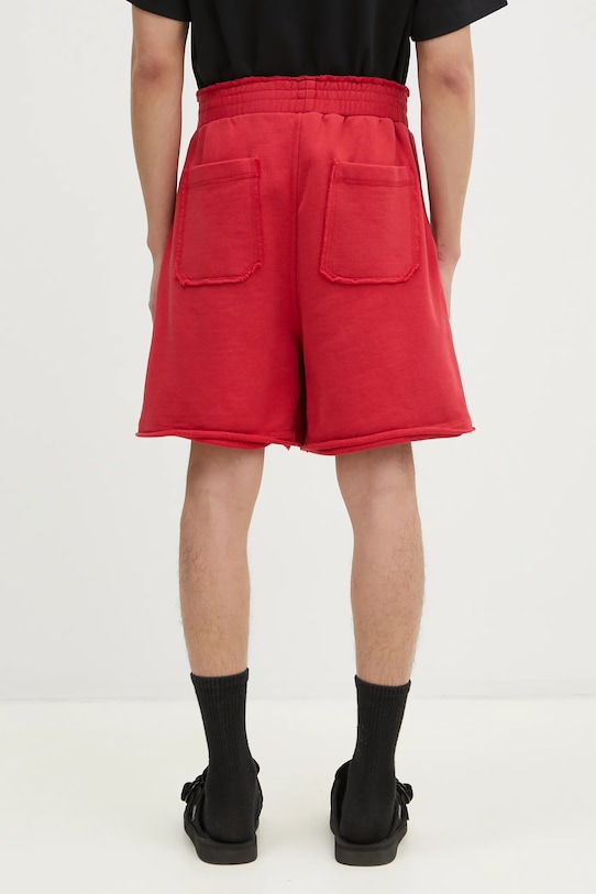 Abbigliamento Helmut Lang pantaloncini in cotone Pstcard Mini Sh.Cmbd O10HM209 rosso