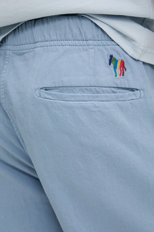 Λινό σορτς PS Paul Smith M2R.699P.P22319 μπλε