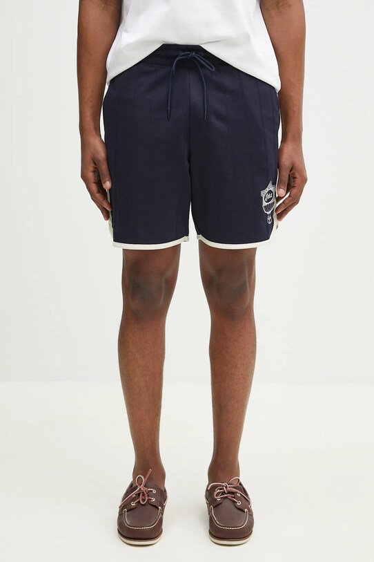 Drôle de Monsieur pantaloni scurți Le Short Drule Cup tricotaj bleumarin G.BS161.PL160.NY