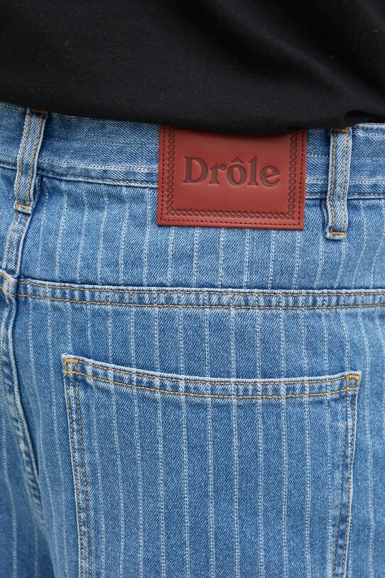 Джинсові шорти Drôle de Monsieur Le Short Baggy Rayures блакитний G.BS147.CO179.LBE