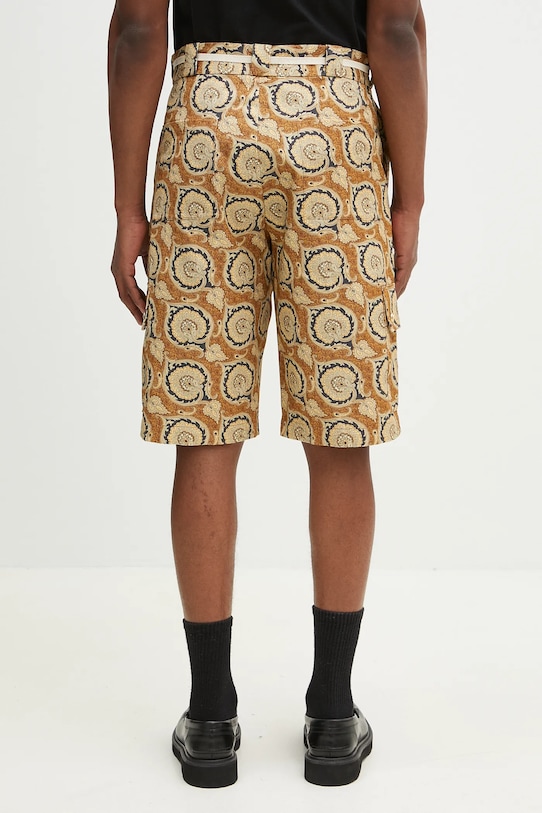 Clothing Drôle de Monsieur cotton shorts Le Short Workwear Paisley G.BS155.CO189.MS orange