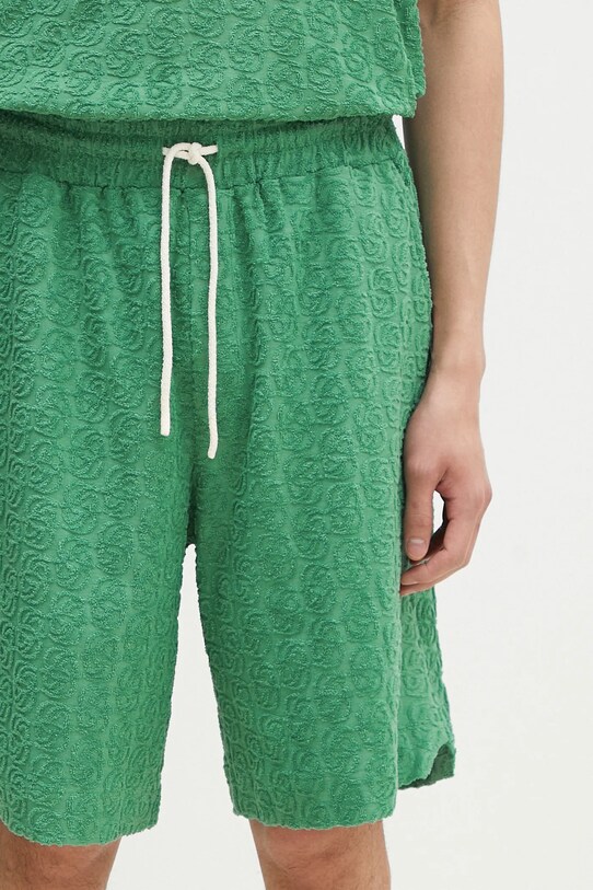 Drôle de Monsieur cotton shorts Le Short Monogramme green G.BS158.CO201.EM