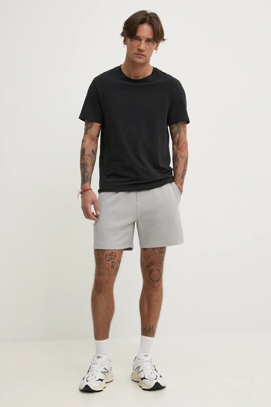 Hollister Co. pantaloni scurti KI328.5057.110 gri SS25